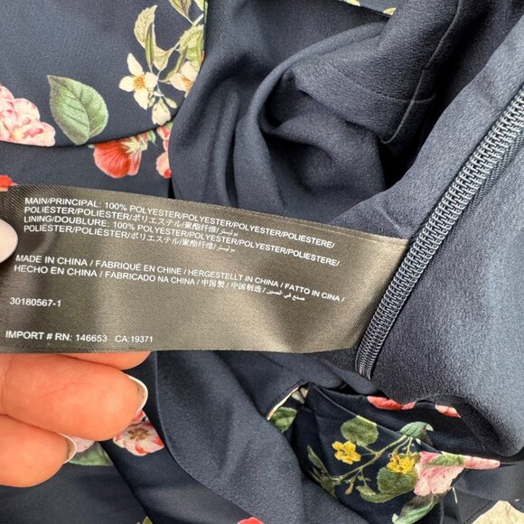 Keepsake The Label for Me Navy/Floral Summer Beach Playsuit Romper Women size M - Picture 10 of 13